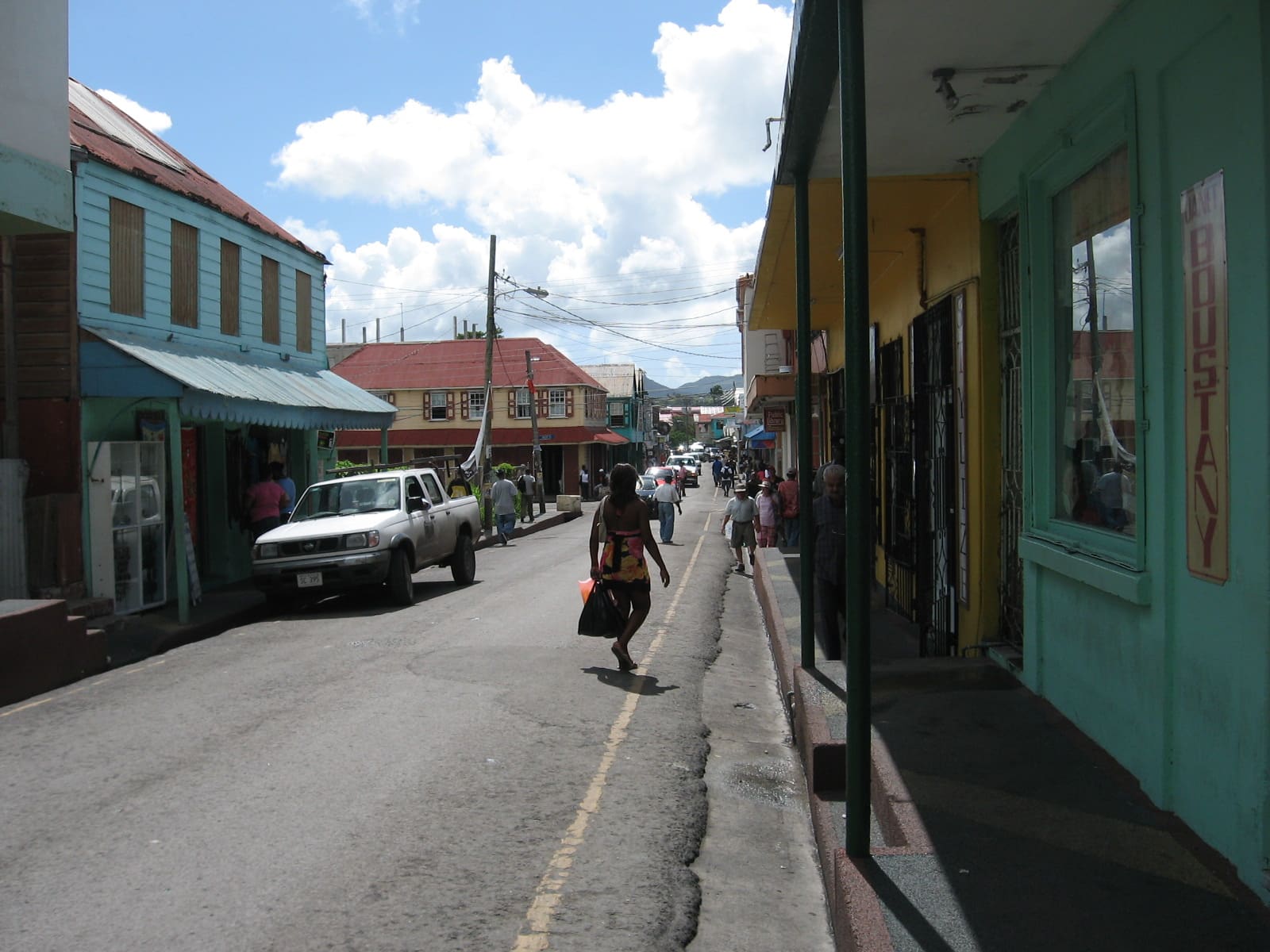 Shops along Market Street, St John's